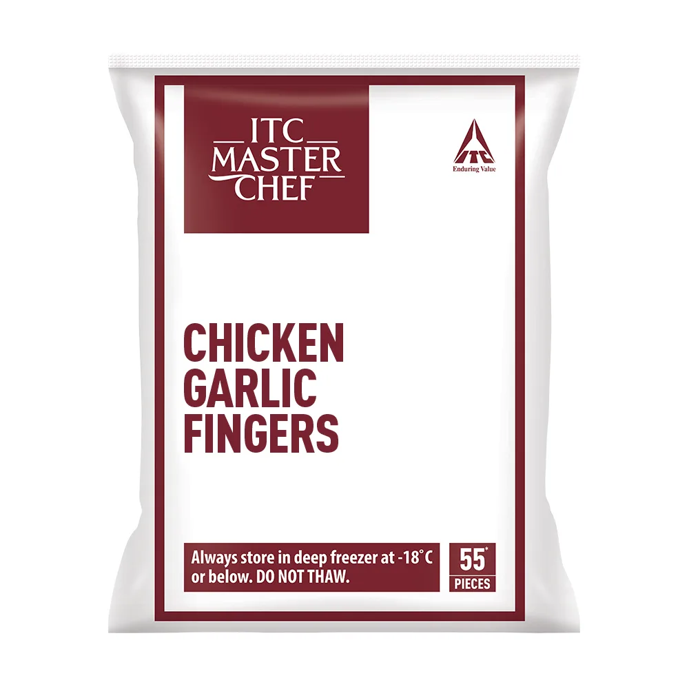 ITC - Chicken Chilli Garlic Fingers, 1 Kg (Approx. 55 Pcs)